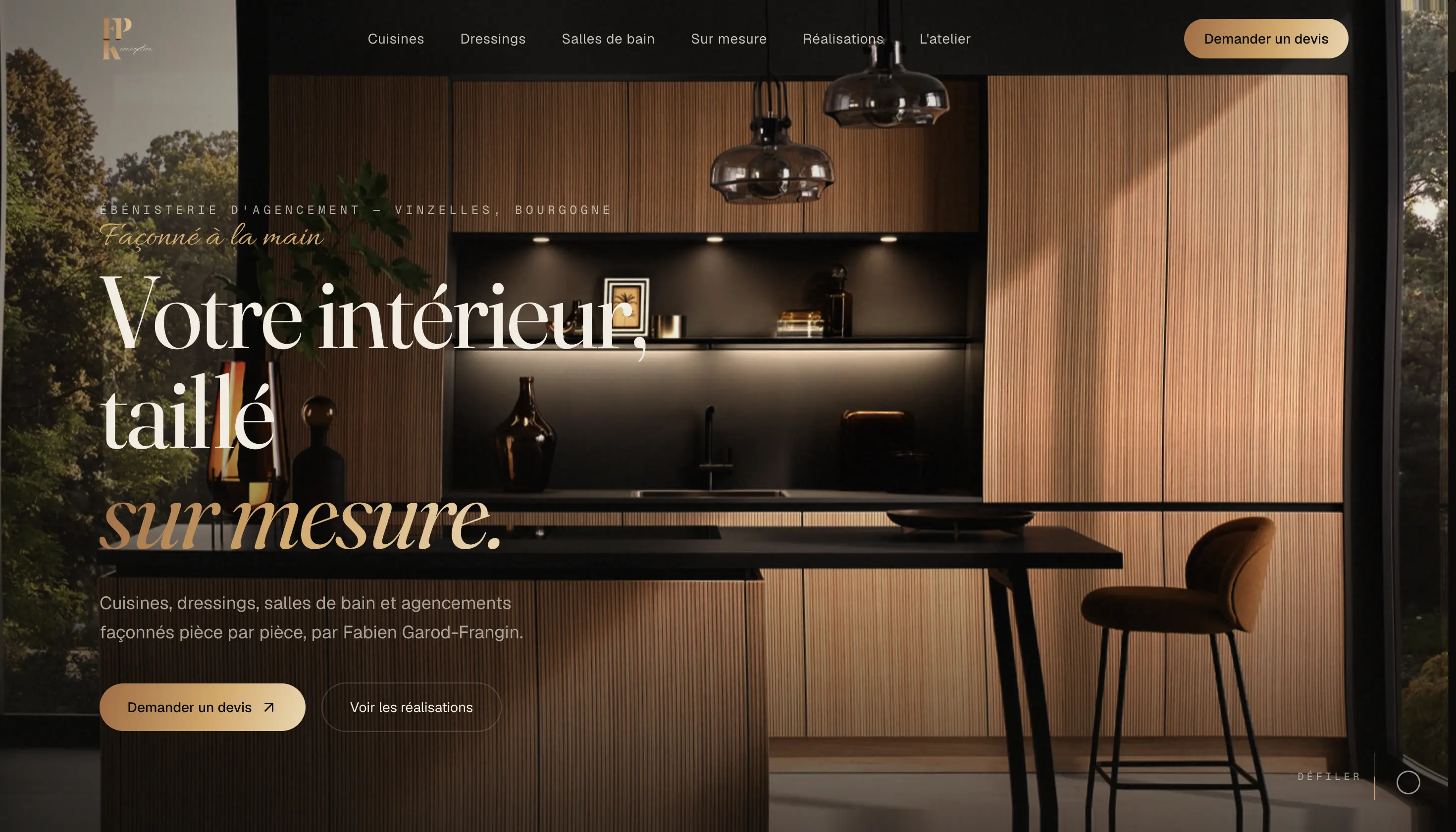 Site web FPK Conception réalisé par ialpha